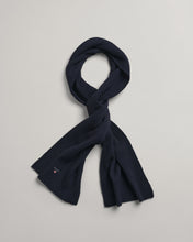 Load image into Gallery viewer, GANT - Unisex Wool Knit Scarf, Marine
