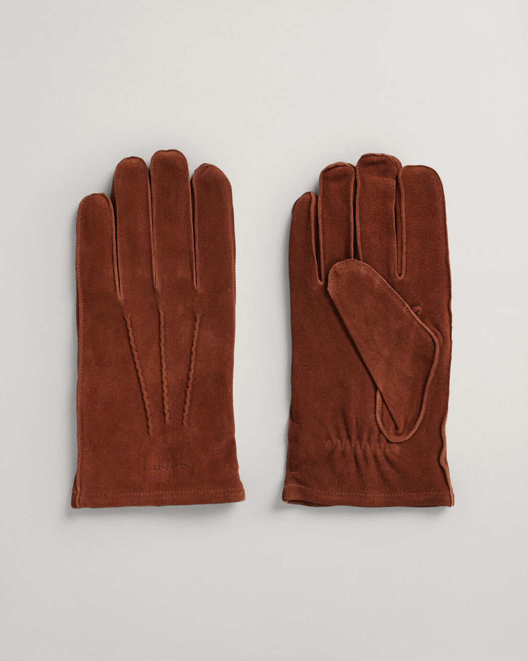 GANT - Classic Suede Gloves, Cashmere Lining, Clay Brown