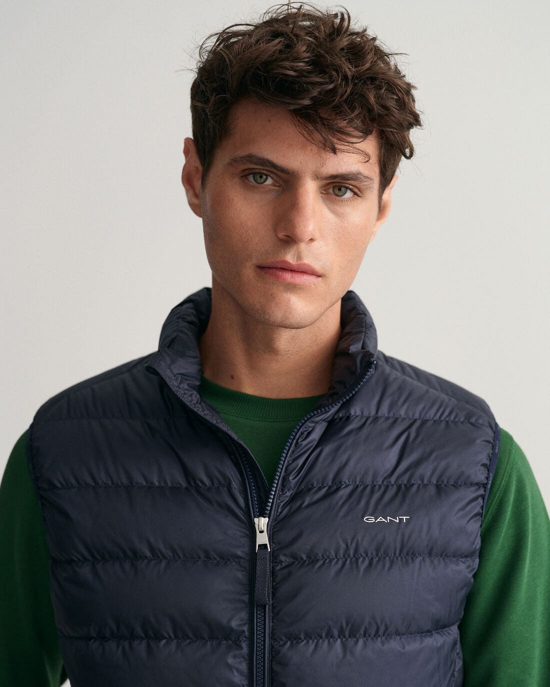 Gant - Light Down Gilet, Evening Blue (S Only)