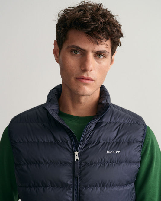 GANT - Light Down Gilet, Evening Blue (S Only)