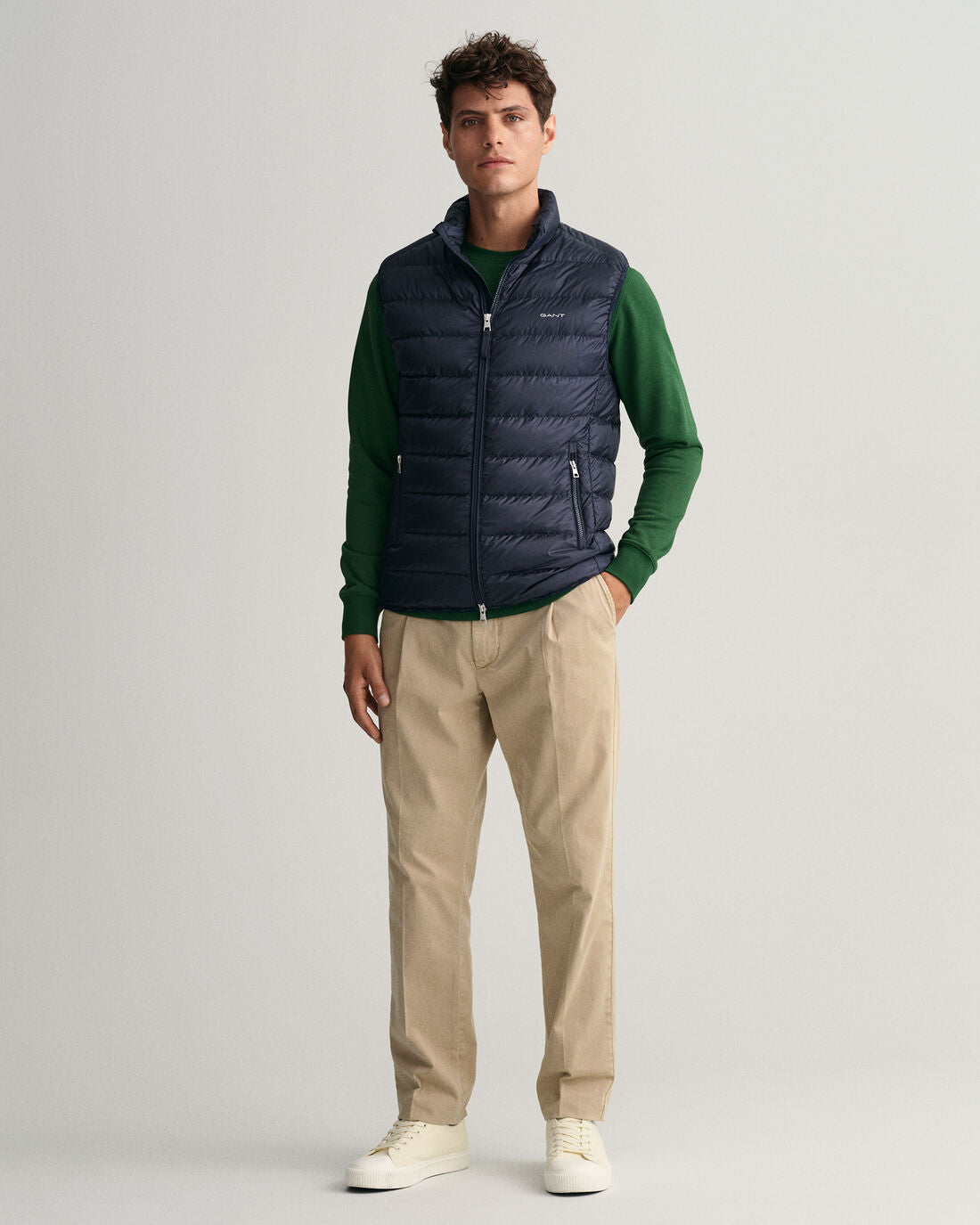 Gant - Light Down Gilet, Evening Blue (S Only)