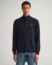 Load image into Gallery viewer, Gant - Classic Cotton Half Zip, Evening Blue
