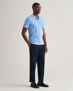 GANT - 3XL - Sunfaded Piqué Polo Shirt, Gentle Blue
