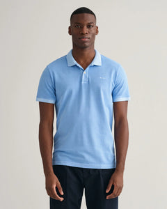 GANT - Sunfaded Piqué Polo Shirt, Gentle Blue