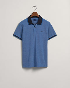 Gant - 3XL - 4-Col Oxford SS Pique, Day Blue