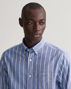 GANT - Oxford Stripe Shirt, College Blue