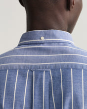 Load image into Gallery viewer, GANT - Oxford Stripe Shirt, College Blue
