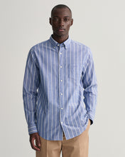 Load image into Gallery viewer, GANT - Oxford Stripe Shirt, College Blue

