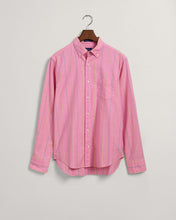 Load image into Gallery viewer, GANT - Regular Fit Striped Archive Oxford Shirt, Hyper Pink
