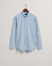 Load image into Gallery viewer, GANT - Regular Fit Striped Cotton Linen Shirt, Day Blue
