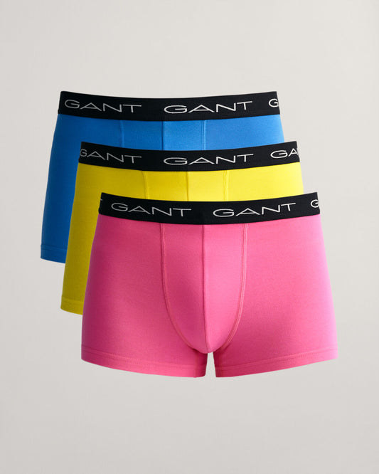 GANT - 3 Pack Trunk, Blue, Yellow, Pink