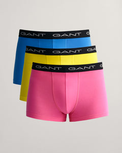 GANT - 3 Pack Trunk, Blue, Yellow, Pink