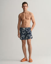 Load image into Gallery viewer, GANT - CF Tropical Leaves Print SW Shorts Marine
