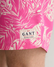 Load image into Gallery viewer, GANT - CF Tropical Leaves Print SW Shorts, Perky Pink
