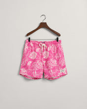Load image into Gallery viewer, GANT - CF Tropical Leaves Print SW Shorts, Perky Pink
