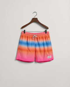 GANT - Classic Fit Gradient Print Swim Shorts