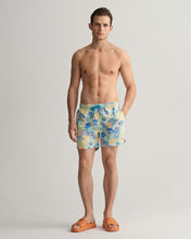 Load image into Gallery viewer, GANT - CF Tropical Print Swim Shorts, Lagoon
