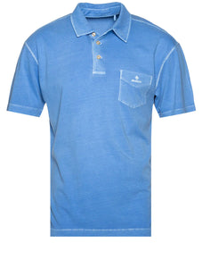GANT - 3XL - Sunfaded Jersey SS Rugger, Day Blue