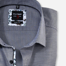 Load image into Gallery viewer, OLYMP -  Body Fit, Micro Navy Shirt (Size 42 &amp; 44 Only)
