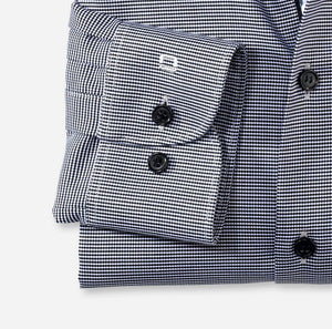 OLYMP -  Body Fit, Micro Navy Shirt (Size 42 & 44 Only)