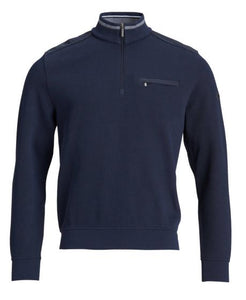 Bugatti - 3XL - Sweatshirt Troyer Half Zip, Navy