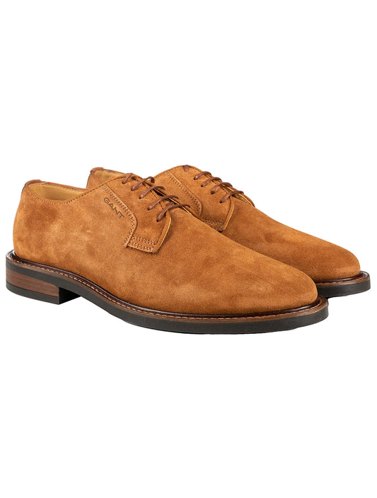 GANT - ST Akron, Low Lace Shoe, Cognac (Size 42 & 45)