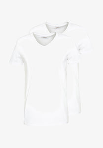 Levis - 2 Pack, V Neck T-Shirt, White