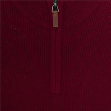 Load image into Gallery viewer, Magee - 3XL - Gweedore Knitwear 1/4 Zip, Wine Red
