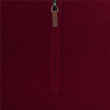 Load image into Gallery viewer, Magee - 3XL - Gweedore Knitwear 1/4 Zip, Wine Red

