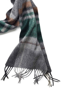 Bugatti - Cashmere Men's Scarf in Green/Navy/Grey