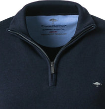 Load image into Gallery viewer, Fynch Hatton - 3XL - Knit Quarter Zip, Navy
