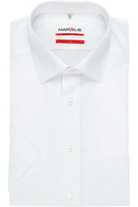 MarVelis - White Short Sleeve Shirt (Size XXL Only)