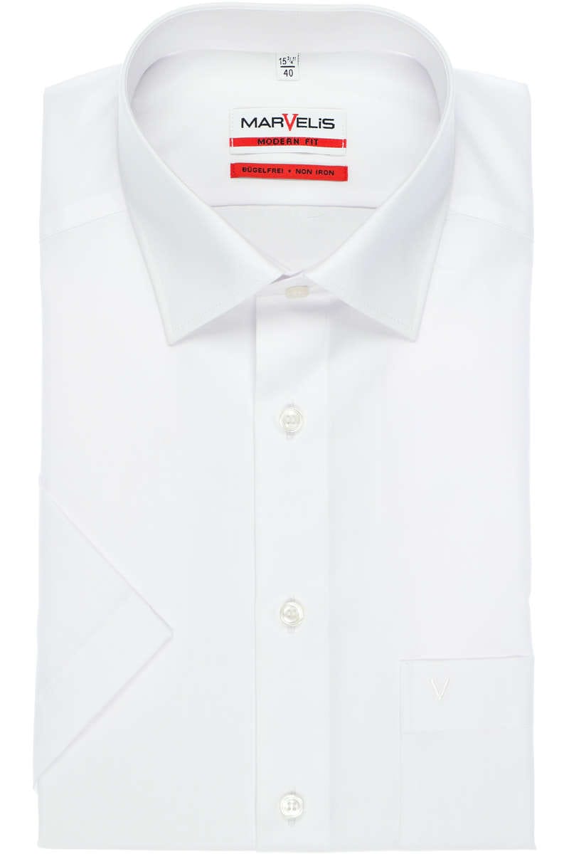 MarVelis - White Short Sleeve Shirt