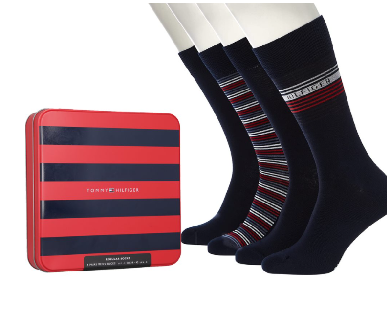 Tommy Hilfiger - 4 Pack Socks, Navy