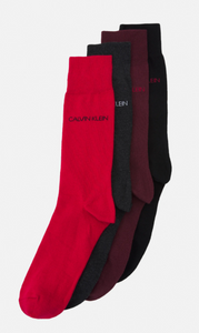 Calvin Klein - 4 Pack Socks, Tawny Combo