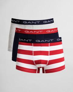 GANT - 3-Pack Rugby Stripe Trunk, Bright Red (XL Only)
