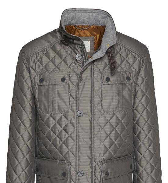 Bugatti - Quilted, Micro Fibre Jacket, Heathered Grey - Tector Menswear