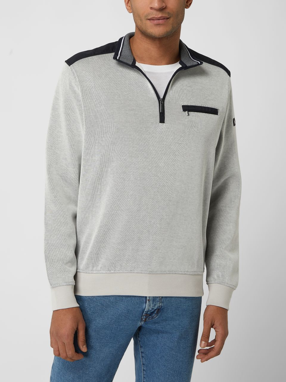 Troyer Bugatti Sweatshirt Bugatti Herren Sweat Troyer Bugatti