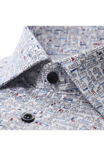 Load image into Gallery viewer, MarVelis - Modern Fit Short Sleeved Shirt, Sailaway (L Only)
