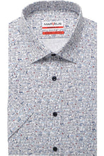Load image into Gallery viewer, MarVelis - Modern Fit Short Sleeved Shirt, Sailaway (L Only)
