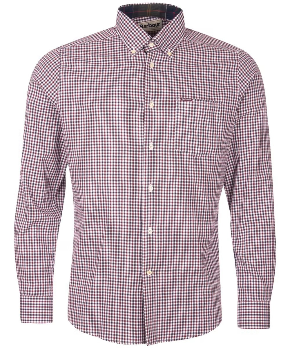 Barbour - 3XL - Padshaw Tailored Shirt, Rich Red