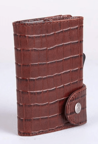 C-Secure - RFID Secure Wallet, Crocco Brown - Tector Menswear