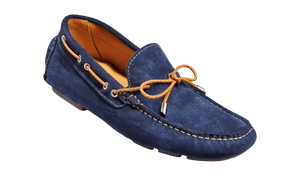 Barker - Doug, Navy Suede - Tector Menswear