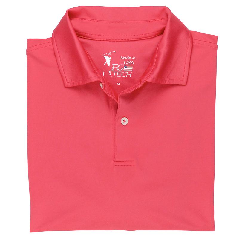 Fairway & Greene - Tournament Sold Tech Polo, Peach (S & M Only)