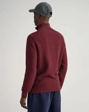 Load image into Gallery viewer, GANT - 3XL - Cotton Texture Halfzip, Burgundy Mel
