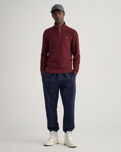 Load image into Gallery viewer, GANT - 3XL - Cotton Texture Halfzip, Burgundy Mel
