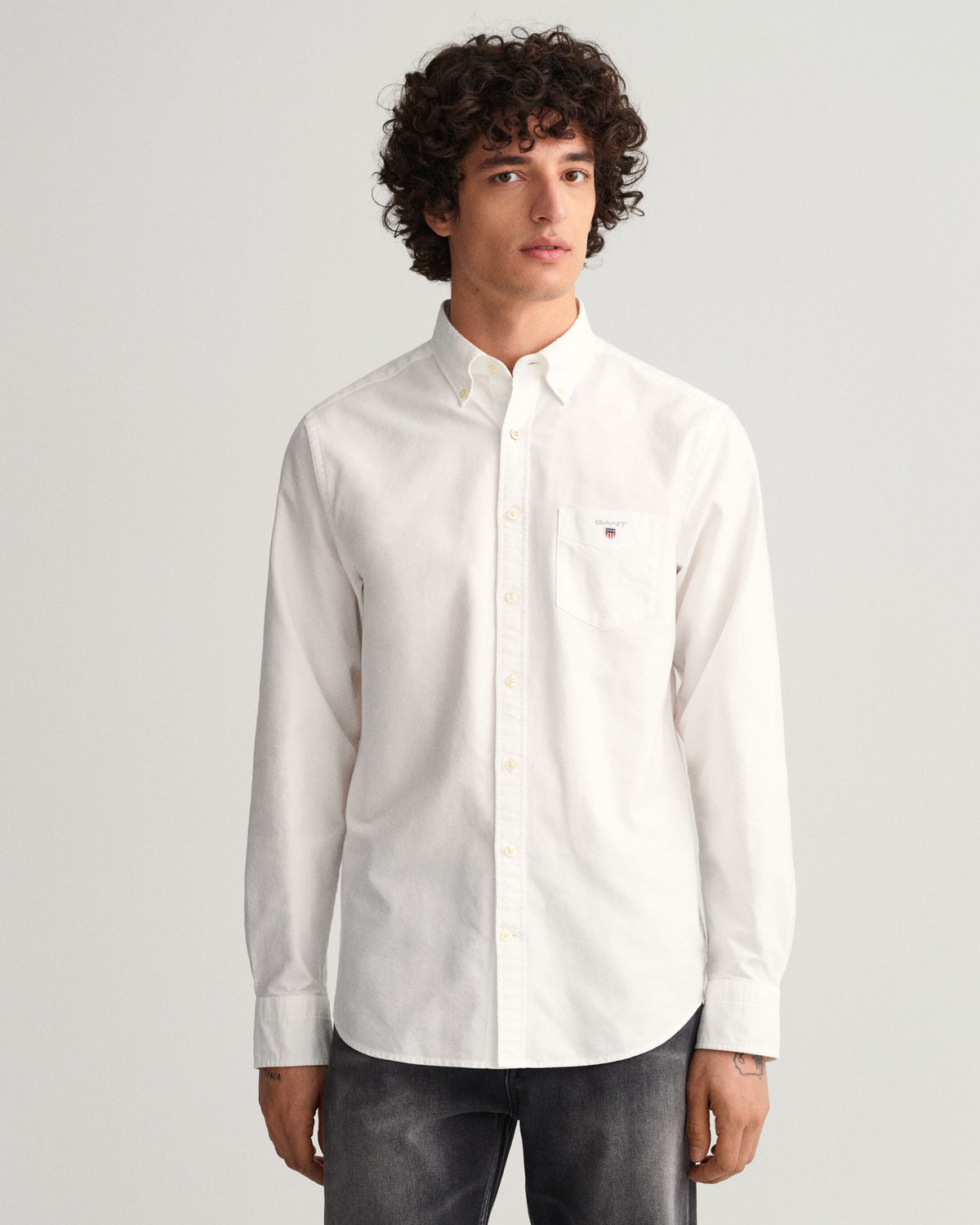 GANT - Reg Oxford Shirt BD, White