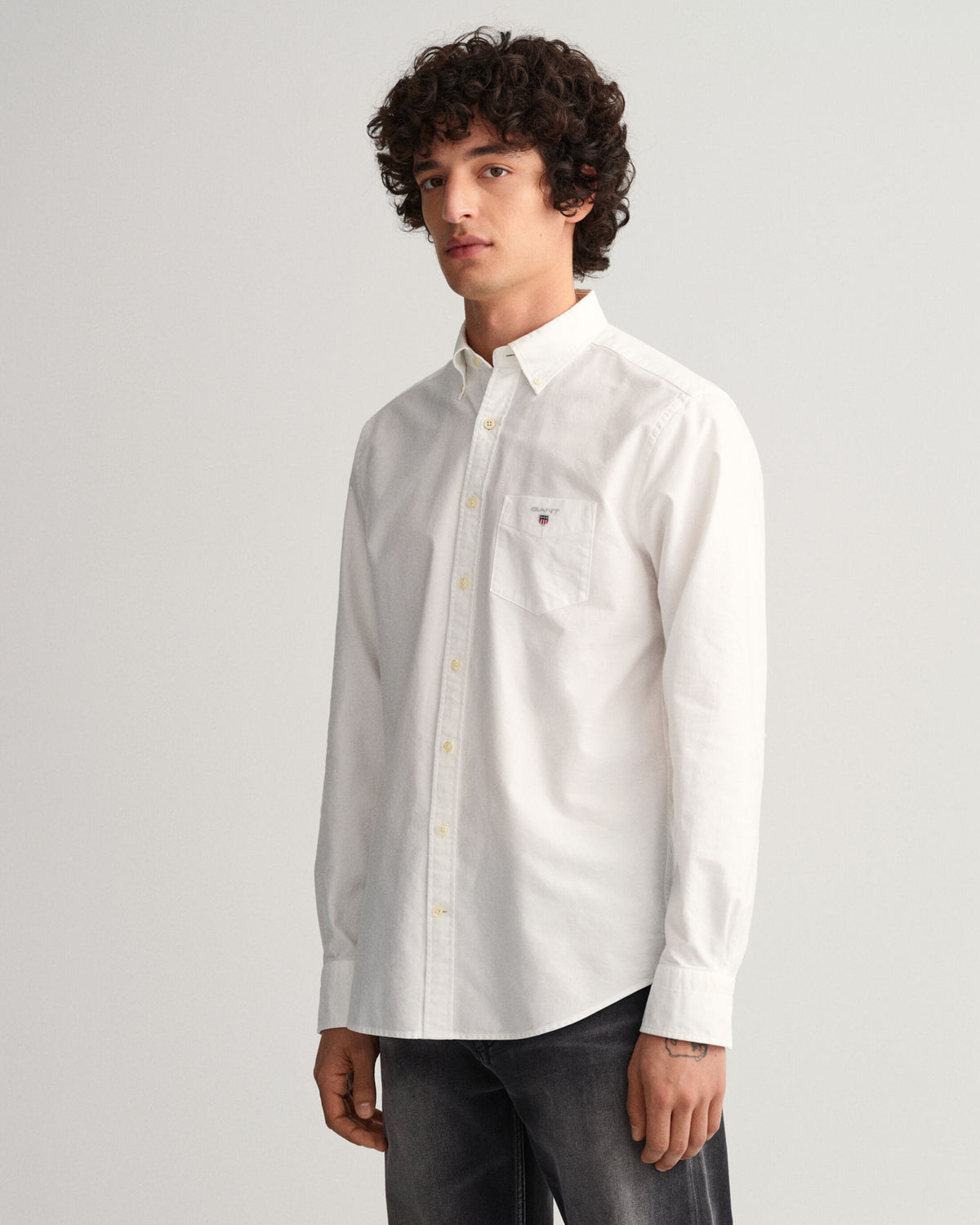 GANT - Reg Oxford Shirt BD, White
