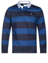 Load image into Gallery viewer, GANT - Original Barstripe Heavy Rugger, Deep Blue (M &amp; L Only)
