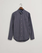 Load image into Gallery viewer, GANT - Reg Gingham Twill Shirt, Evening Blue
